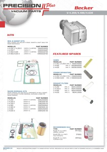 Major Overhaul Kit - Becker U 4.250 F