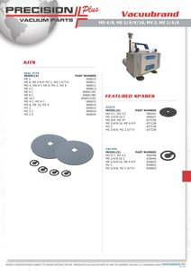 Vacuubrand Clamping Diaphragm Disc, Part# 38250045